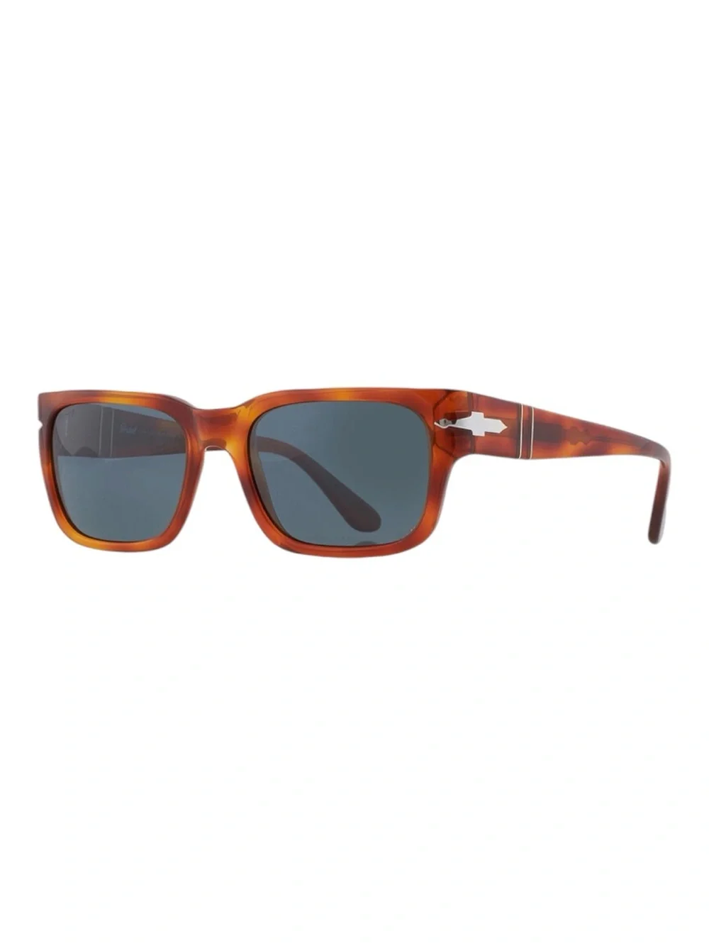 Persol Polarized Dark Blue Tint Rectangular PO3315-S Unisex Sunglasses | 55.19.1